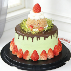 迪拜巧克力小泡芙蛋糕kc271