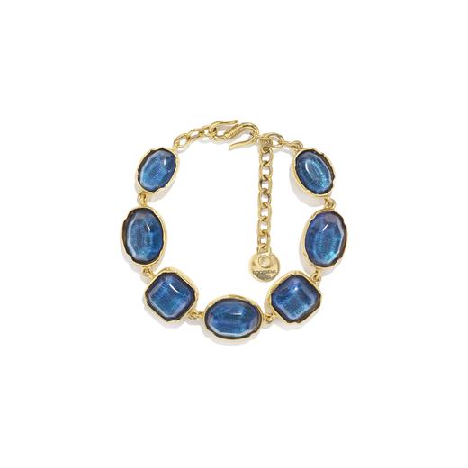 订购6个月到｜Goossens Paris-CABOCHONS-海洋蓝色 手链［法国设计师］ 商品图0