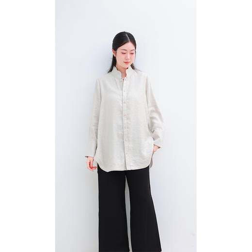 【2026东衣作】新中式衬衣（25810436花花-高定款） 商品图0