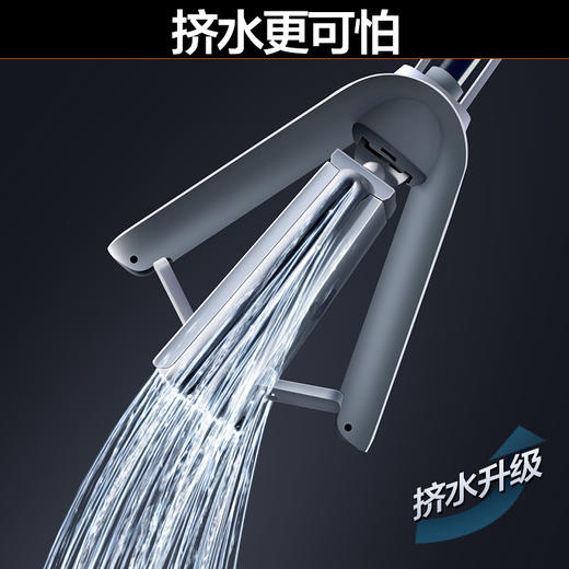 大卫胶棉拖把38cm海绵头杆长135cm2头M14PVA胶棉对折挤水大卫M14 商品图3