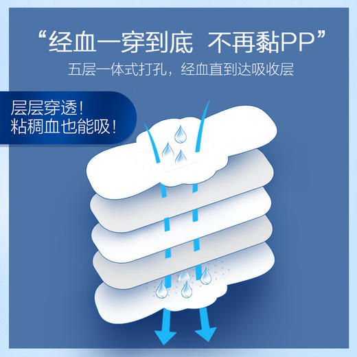 ABC卫生巾240mm*8片女汉方天然纯棉超薄日用养经姨妈巾 商品图3