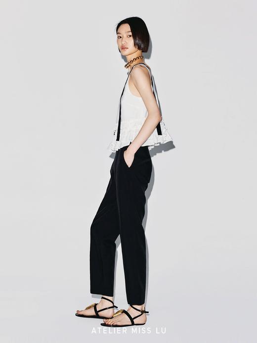 【巴黎夜骑】利落版型百搭锥形裤 商品图3