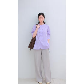 【抖音专属】新中式衬衣(25810307暮山紫)
