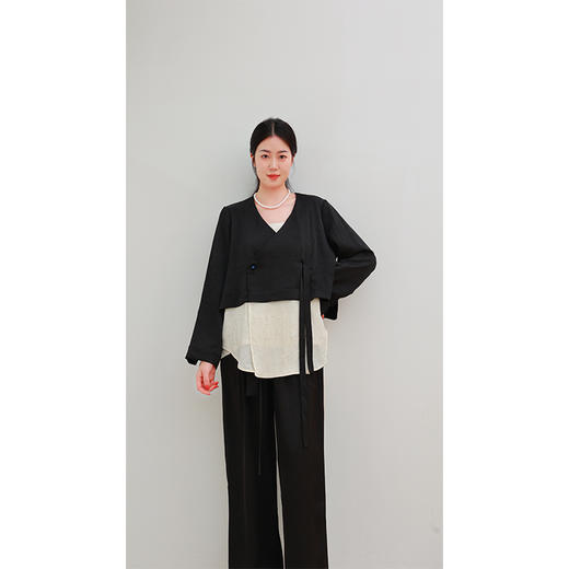 【2026东衣作】假两件西装外套(25805422星燃) 商品图0