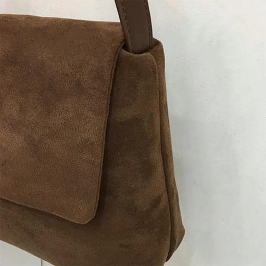 小众复古通勤邮差包 女单肩包包 2025新款女士质感磨砂皮斜挎包 商品图8