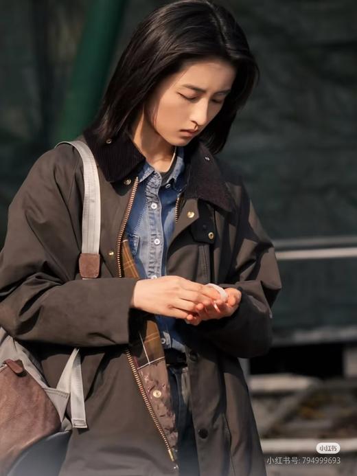 张子枫同款外套有谁在穿啊  Barbour油蜡夹克 商品图4