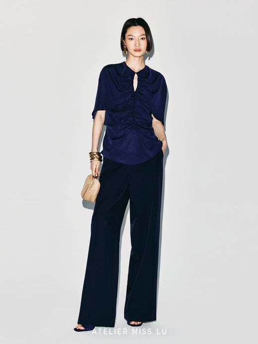 【深海夜航】摩登休闲百搭阔腿直筒长裤 商品图1