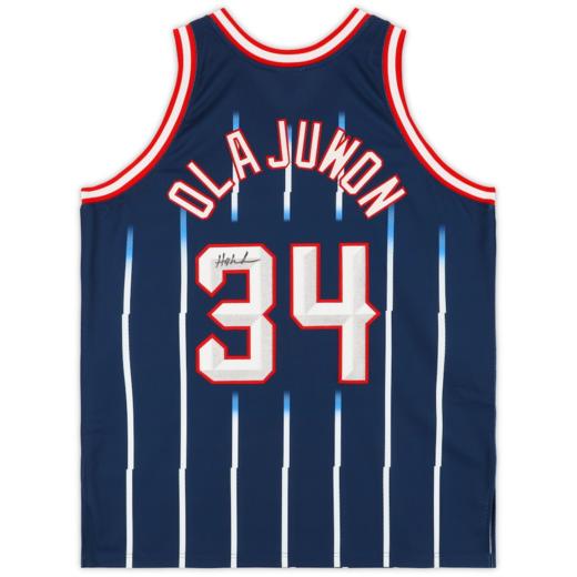 收藏系列 奥拉朱旺 火箭队34号蓝色 亲笔签名球衣（仅支持小程序下单 约45天到货） 商品图5