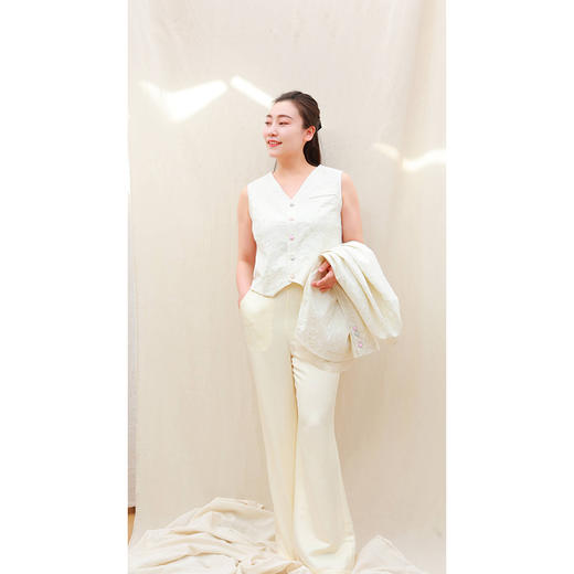 【2026东衣作】高腰直筒裤（25809235A越来越好A966-高定款） 商品图2