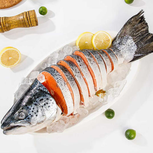 【渔礼记三文鱼礼盒】原条精切 肉质软嫩 商品图3