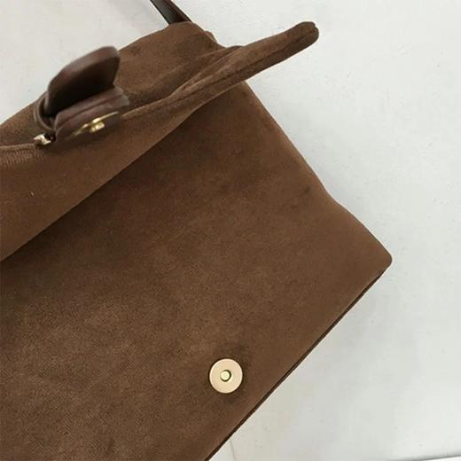 小众复古通勤邮差包 女单肩包包 2025新款女士质感磨砂皮斜挎包 商品图6