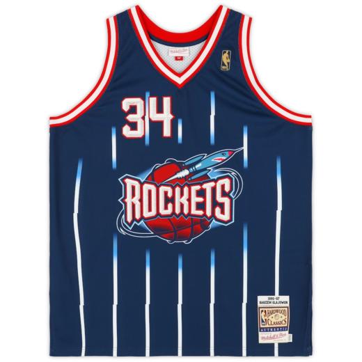 收藏系列 奥拉朱旺 火箭队34号蓝色 亲笔签名球衣（仅支持小程序下单 约45天到货） 商品图4