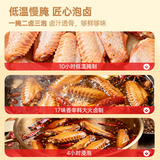 【鲜食】黑色经典x几多全鲜卤鸭翅 100g/袋 商品图3