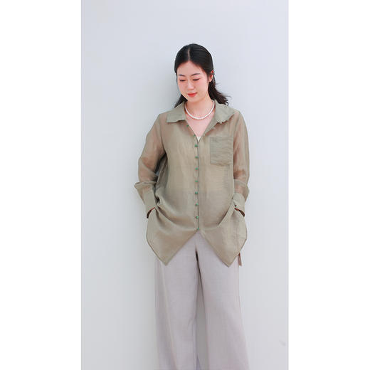 【2026东衣作】新中式衬衣(25810259青梅煮酒) 商品图3