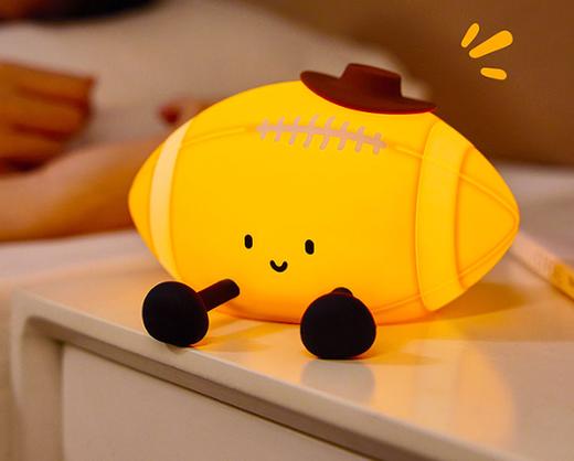 时光秀硅胶小夜灯A054橄榄球 商品图0
