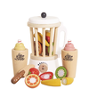 Letoyvan 角色扮演木制玩具果汁搅拌机&购物篮 商品缩略图0
