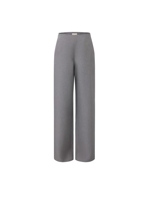 【薄暮空气】摩登休闲百搭阔腿直筒长裤 商品图0