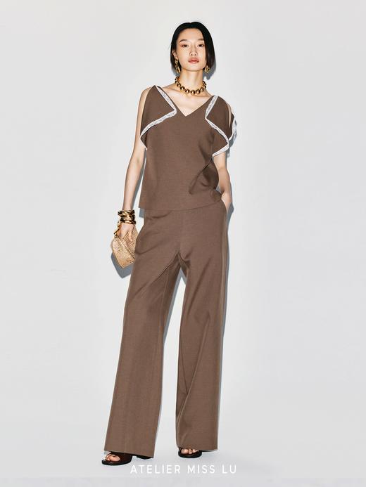 【大地之息】摩登休闲百搭阔腿直筒长裤 商品图1