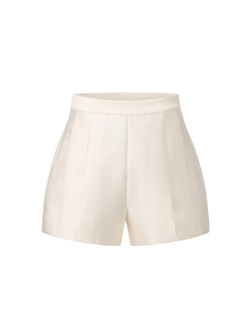 【晨曦花园】压褶设计光泽感短裤 商品图0
