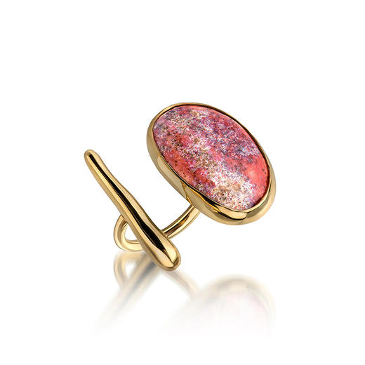 订购8周到｜House of Fou-Fin Tulip-珊瑚色 开口 戒指［土耳其设计师］ 商品图1