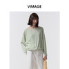 VIMAGE纬漫纪早春薄荷绿慵懒休闲减龄宽松两件套上衣2026春季新款V2513206 商品缩略图2