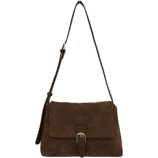 小众复古通勤邮差包 女单肩包包 2025新款女士质感磨砂皮斜挎包 商品图10