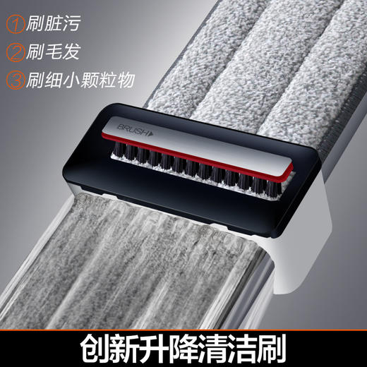 大卫平板拖把40cm杆长135cm2布加厚P20免手洗深层刮污 商品图2