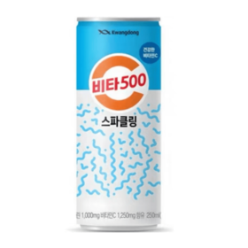 莉迩 苹果味碳酸饮料240ml 비타500스파클링캔240ml