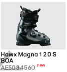 26/27ATOMIC双板雪鞋HAWX MAGNA 120 S BOA