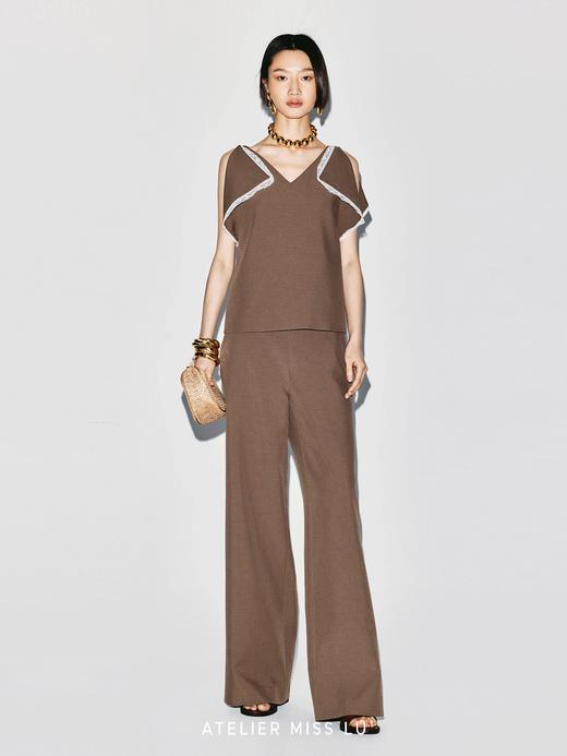 【大地之息】摩登休闲百搭阔腿直筒长裤 商品图2