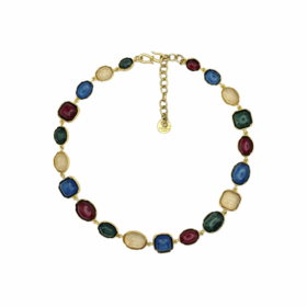 订购6个月到｜Goossens Paris-CABOCHONS-和谐海洋蓝色 项链［法国设计师］