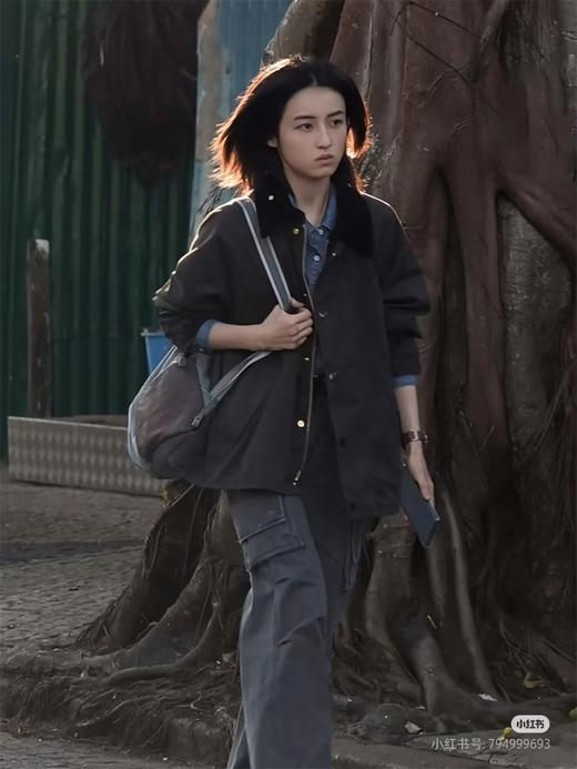 张子枫同款外套有谁在穿啊  Barbour油蜡夹克 商品图5