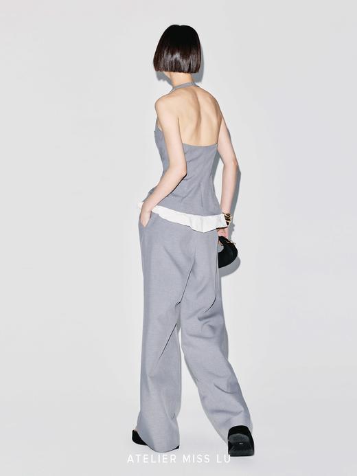 【薄暮空气】摩登休闲百搭阔腿直筒长裤 商品图4