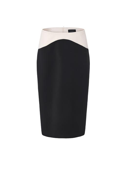 【漫步云端】水流线条环绕直身半裙 商品图0