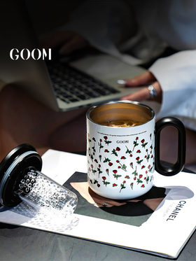 GOOM马克杯保温喝水咖啡杯子2026新款办公室女生款高颜值新年礼物
