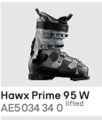 26/27ATOMIC双板雪鞋HAWX PRIME 95 W