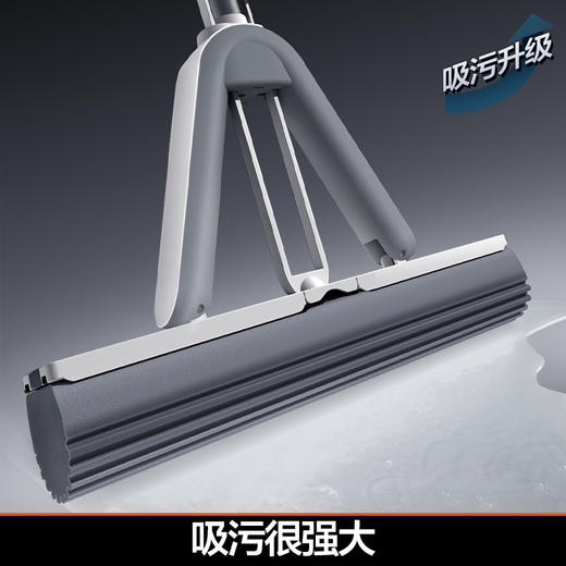 大卫胶棉拖把38cm海绵头杆长135cm2头M14PVA胶棉对折挤水大卫M14 商品图2