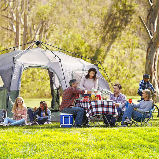 美国 Forceatt 家庭团体帐篷 10人容纳 带8个大网窗的隧道帐篷 2个房间 便携 适合露营和户外徒步 X0033ZLYFF 商品图7