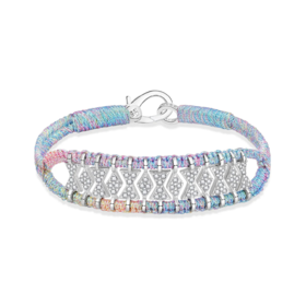 订购12周到｜Van Den Abeele-Buzios-金属光泽 编织 纤维 莫桑钻 手链［法国设计师］