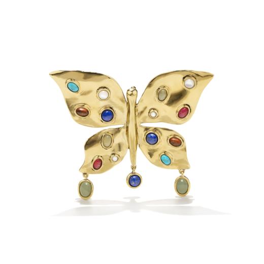 订购6个月到｜Goossens Paris-Theia-光之女神 蝴蝶 胸针［法国设计师］ 商品图0