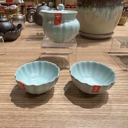 元本道天青菱瓣小套组（1壶2杯）天青千页小套组（1壶2杯） 商品图3