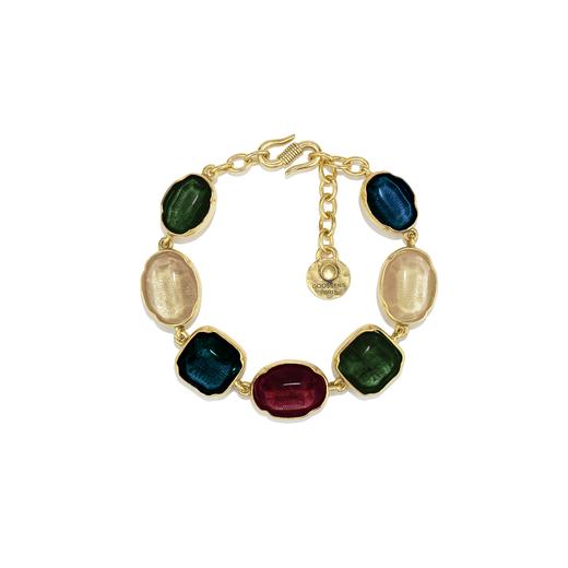 订购6个月到｜Goossens Paris-CABOCHONS-和谐海洋蓝色 手链［法国设计师］ 商品图0