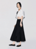 【夜风痕迹】围裹式绑带设计大摆A字中长款半裙 商品缩略图1