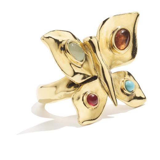 订购6个月到｜Goossens Paris-Theia-光之女神 蝴蝶 戒指［法国设计师］ 商品图1