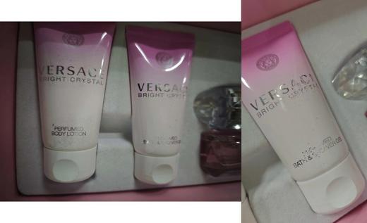 【特卖】范思哲 粉耀晶钻女士香水套装(香水50ml+沐浴50ml+身体乳50ml)【保质期：2029年1月】（商品外壳印花掉漆，外表有脏污，不退不换） 商品图1