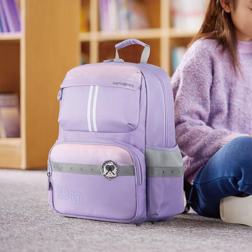 【自提】M 新秀丽 儿童书包紫色/粉色 商品图1