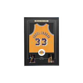 收藏系列 贾巴尔 湖人队33号黄色 亲笔签名球衣（仅支持小程序下单 约45天到货）