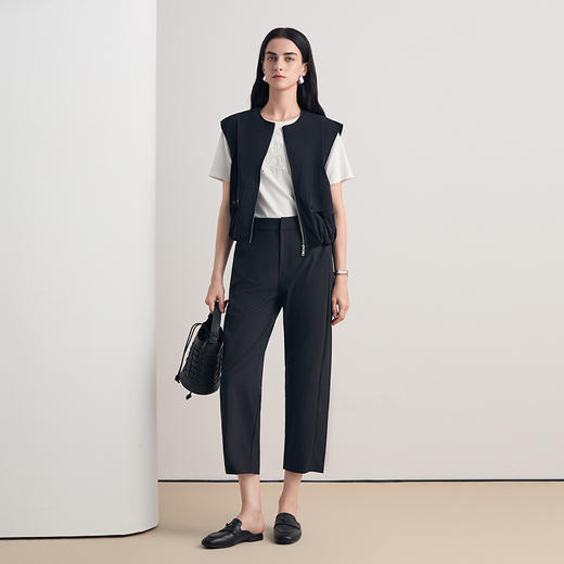 EITIE爱特爱休闲通勤显瘦短袖外套2026春新款8503213 商品图1