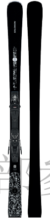 26/27SALOMON双板E S/MAX N°8 BLACK + M10 GW L80