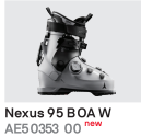 26/27ATOMIC双板雪鞋NEXUS 95 BOA W